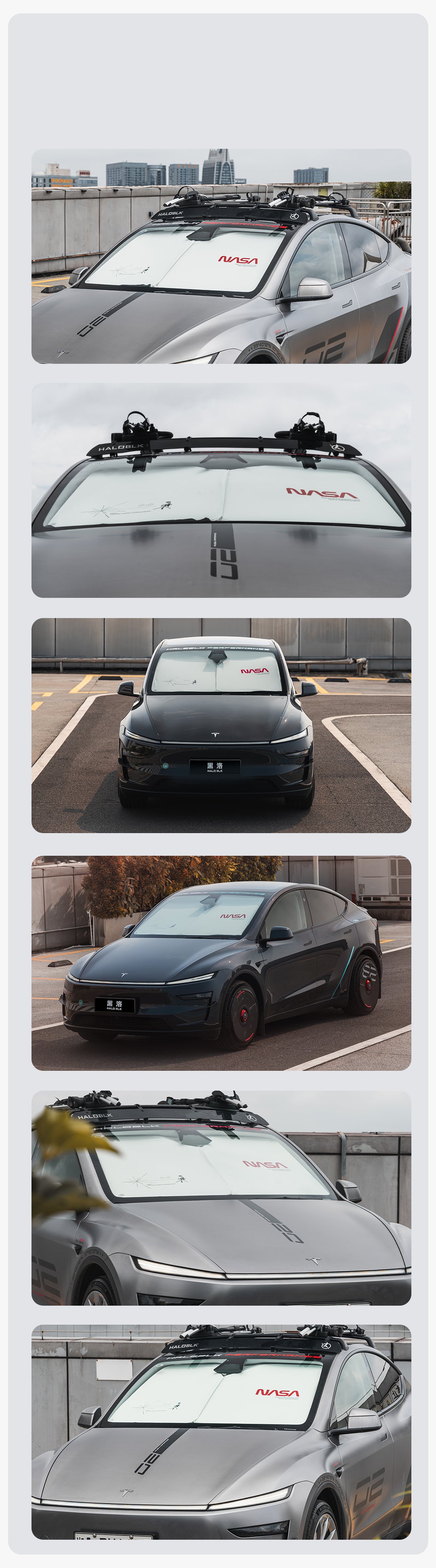HALOBLK NASA フロントサンシェード（全車種対応）