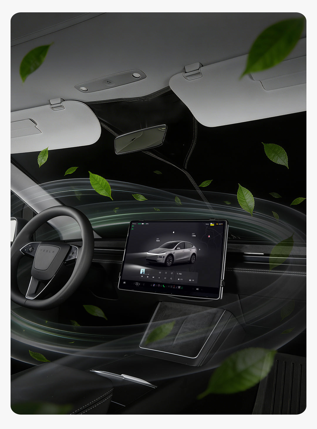 Tesla フロントサンシェード｜Model 3 / Y / S / X 全車種対応 – Soda EV