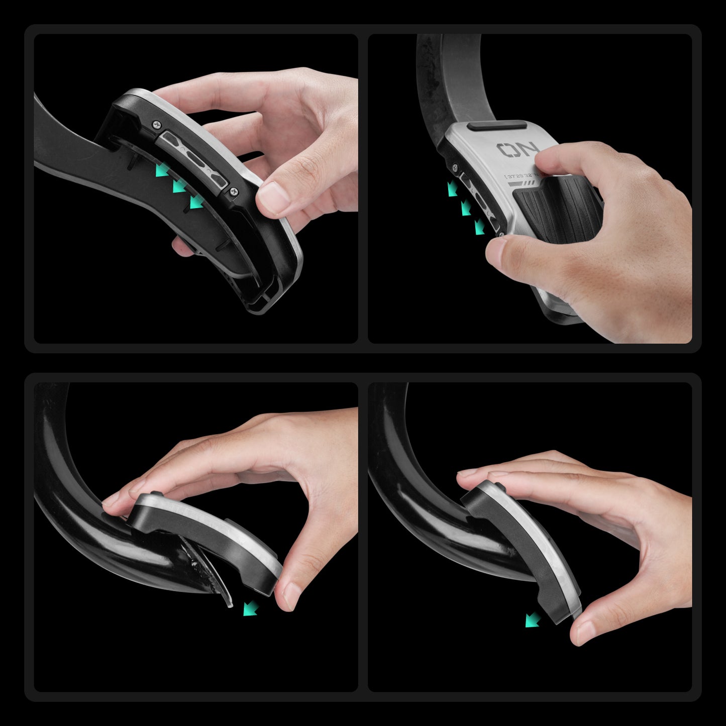 HALOBLK テスラ専用 アルミ合金 ペダルカバー セット