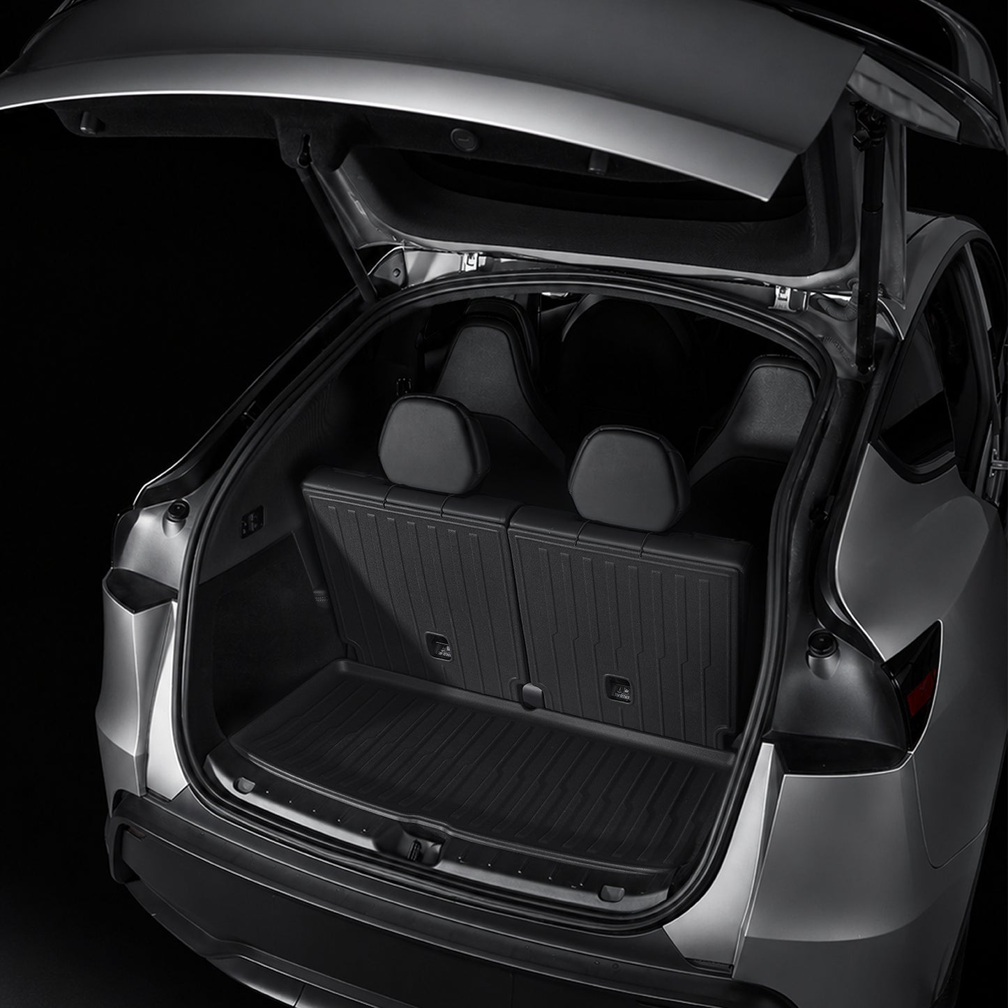 HALOBLK Tesla Model YL 専用 ラゲッジマット 5点セット｜フランク・トランク・後席背面保護マット